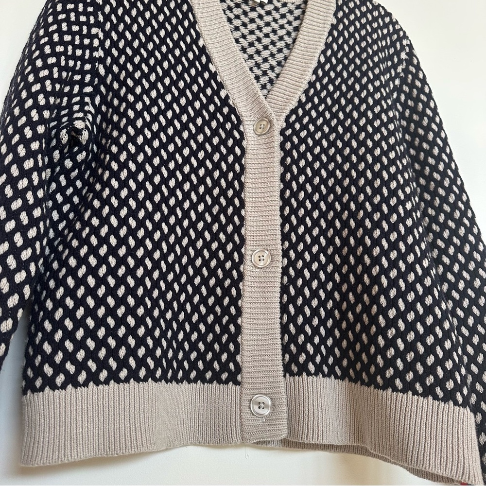 KULE Barton Cardigan in Navy Size Medium - Picture 7 of 11